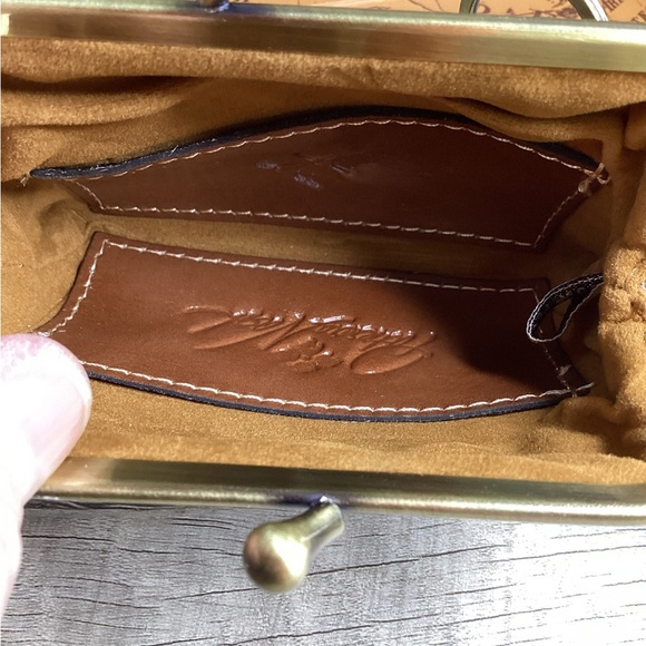 Patricia Nash Borse Coin Purse Riot Rust New - Picture 2 of 5